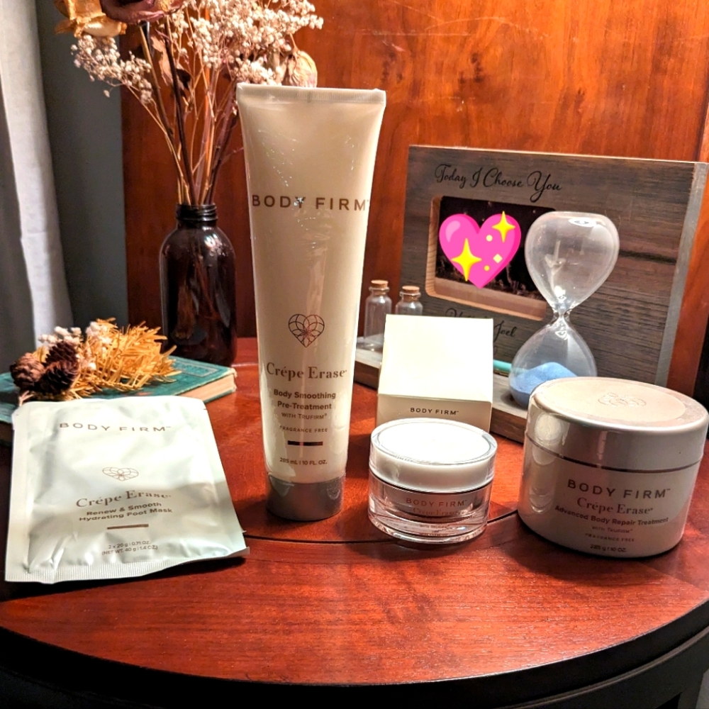 Crepe Erase Body Firm Skincare Products!